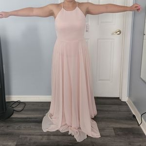 Pink bridesmaid dress